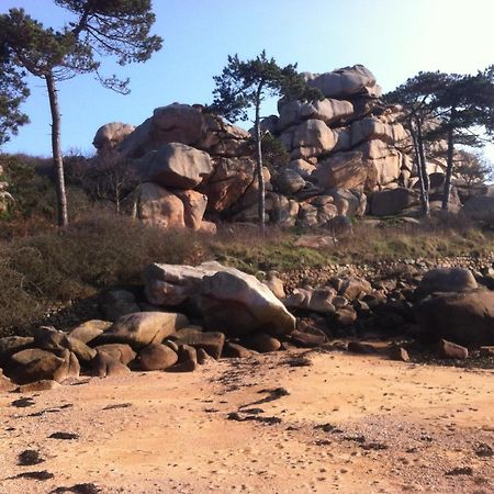Trestraou, Cote De Granit Rose, Studio Vue Mer, Rez-De-Chaussee 佩罗斯－吉雷克 外观 照片