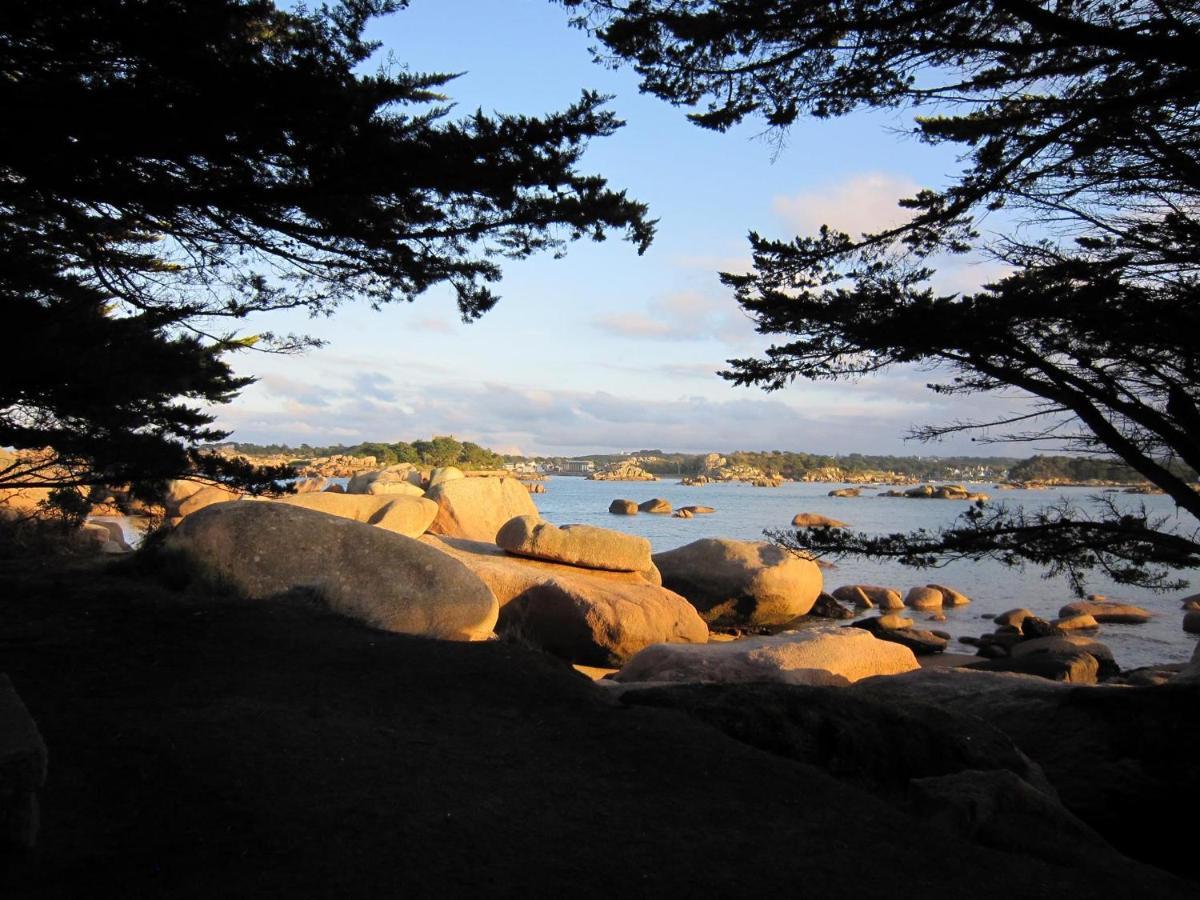 Trestraou, Cote De Granit Rose, Studio Vue Mer, Rez-De-Chaussee 佩罗斯－吉雷克 外观 照片